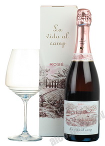 La Vida al Camp Cava Rose 0,75l Шампанское Ла Вида аль Камп Розе Кава 0,75л