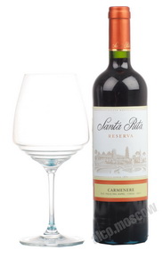 Santa Rita Carmenere Reserva Вино Чилийское Санта Рита Карминер Резерва