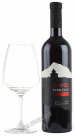 Voskevaz Red Semi-Sweet армянское вино Воскеваз Красное Полусладкое
