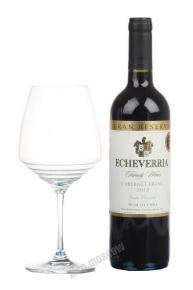 Echeverria Syrah Reserva чилийское вино Эчеверрия Сира Резерва