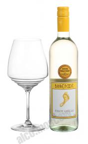 Barefoot Pinot Grigio California американское вино Берфут Пино Гриджио Калифорния