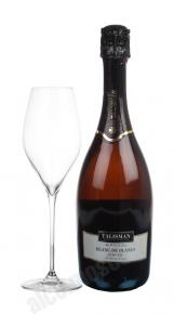 Talisman Blanc De Blancs Demi-Sec грузинское шампанское Талисман Блан Де Блан Деми-Сек