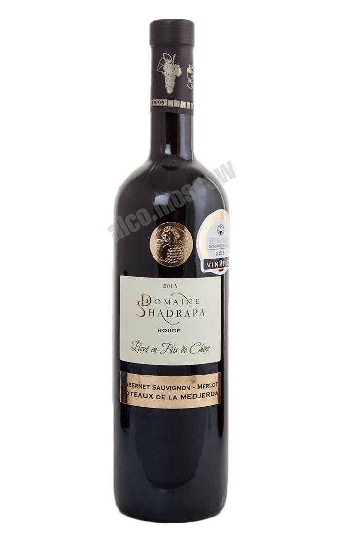 Domaine Shadrapa Cabernet Sauvignon-Merlot Тунисское вино Домен Шадрапа Каберне Совиньон-Мерло 